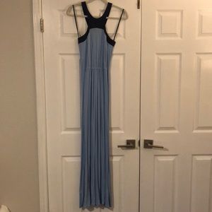 Baby blue maxi dress